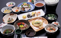【写真】日帰り夕食プラン　やすらぎコース